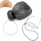 4E's Novelty Old Lady Costume for Kids - 5 Pcs Set for 100th Day of School Grandma Costume for Kids Girls, Gray Wig, Glasses with Chain, Wig Cap, Necklace